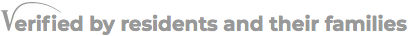 Verified by residents and their families